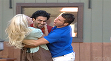 Big Brother All Stars HoH Competition - Kaysar, Janelle and Howie